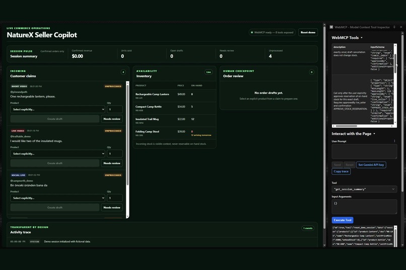 NatureX Seller Copilot – screenshot 1