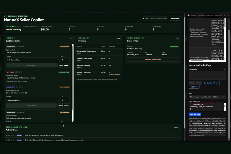 NatureX Seller Copilot – screenshot 2