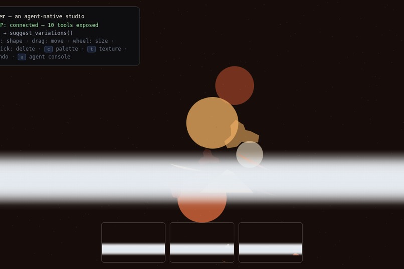Atelier — an agent-native studio – screenshot 2