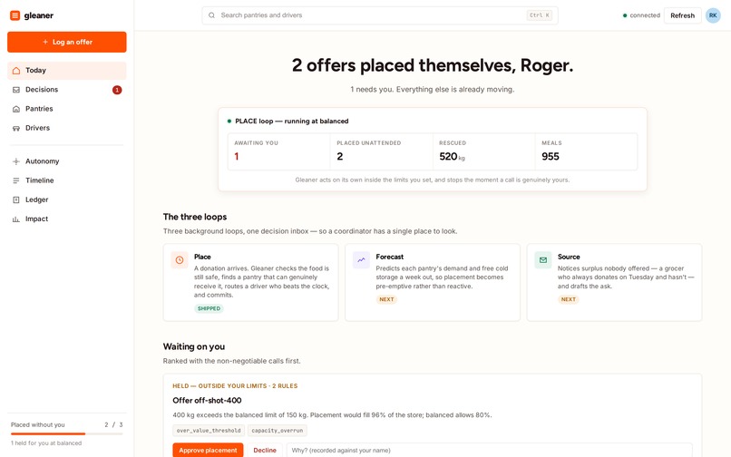 Gleaner – screenshot 1