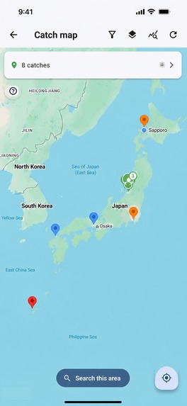 World Fishing Map – screenshot 2