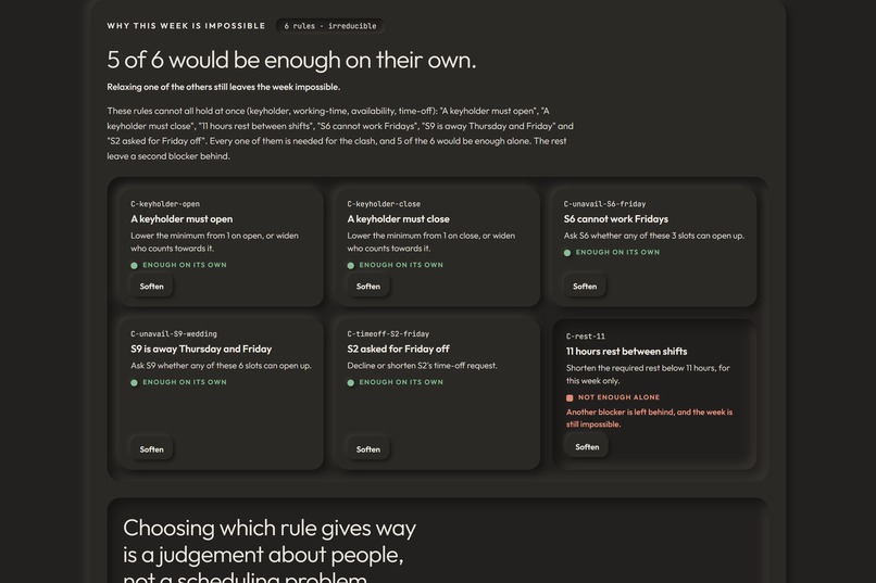 RotaProof – screenshot 1
