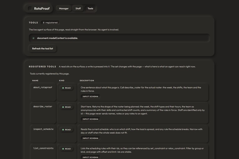RotaProof – screenshot 3