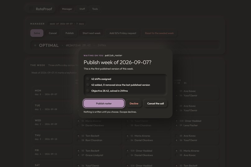 RotaProof – screenshot 4