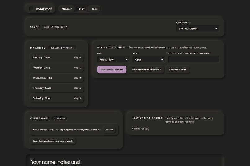 RotaProof – screenshot 5