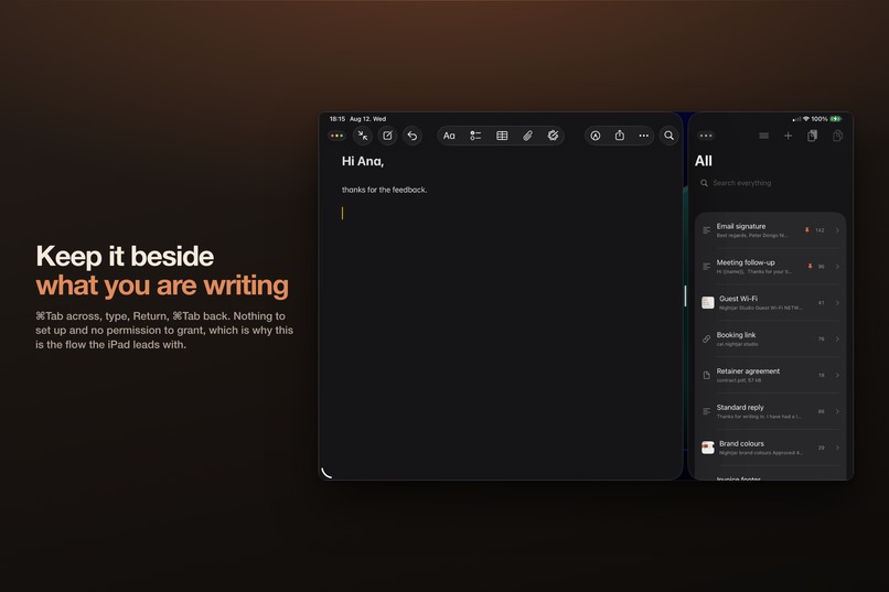 Fingertips: Snippets – screenshot 2
