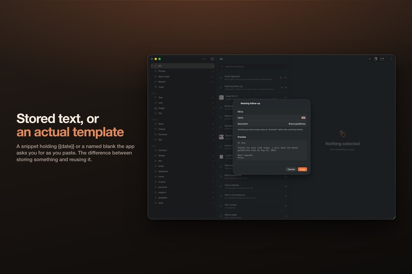 Fingertips: Snippets – screenshot 4