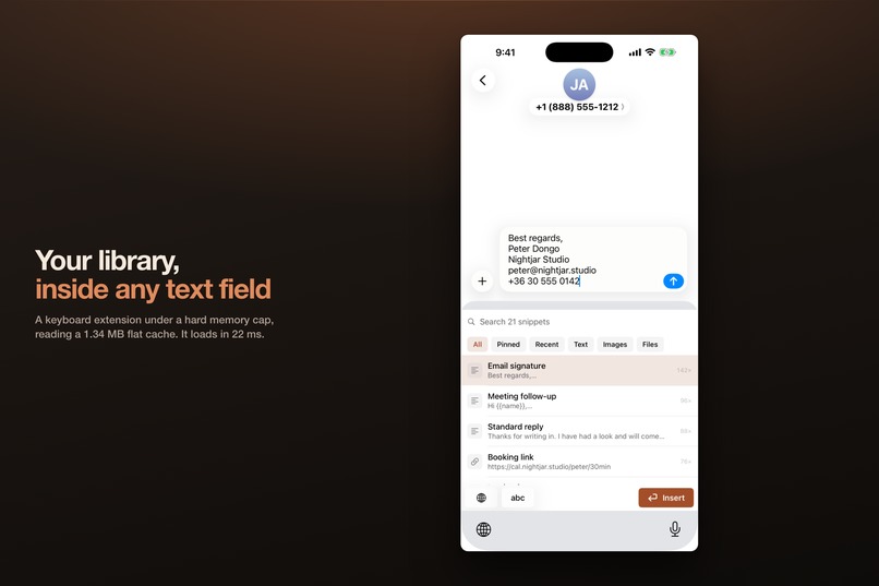 Fingertips: Snippets – screenshot 6