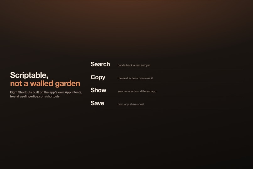 Fingertips: Snippets – screenshot 9
