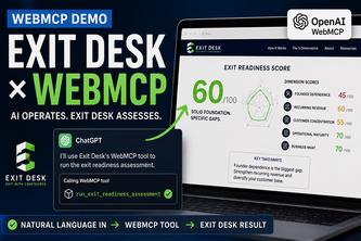 Exit Desk × WebMCP