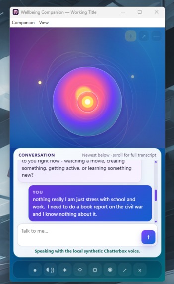 Here With You — Local Wellbeing Companion – screenshot 3