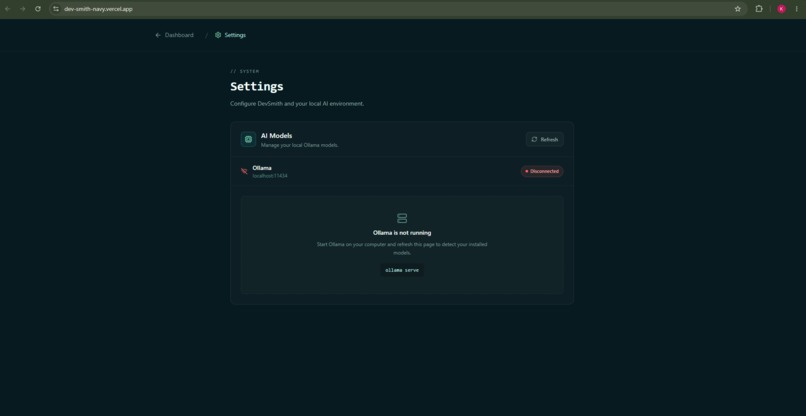 DevSmith – screenshot 1