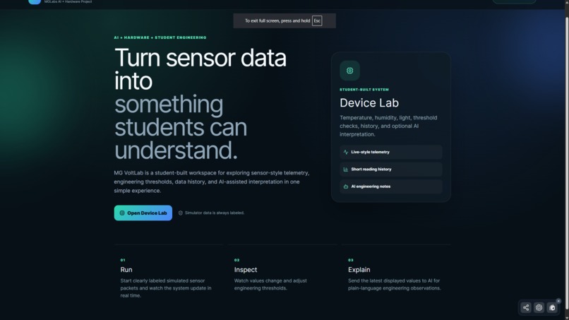 MG VoltLab – screenshot 1
