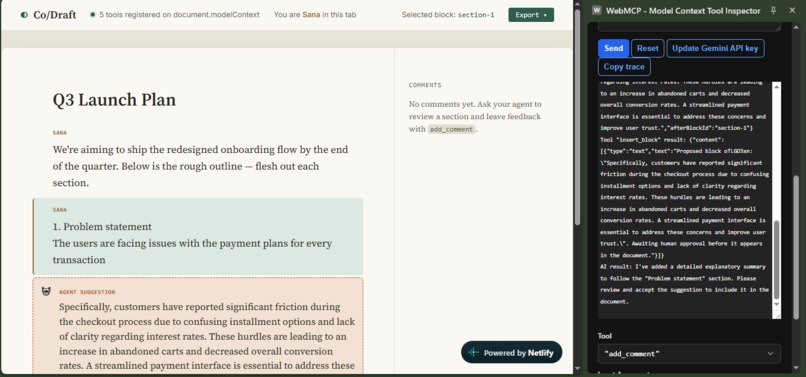 Co Draft – screenshot 1