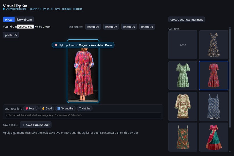 Virtual Try-On + AI Stylist – screenshot 1