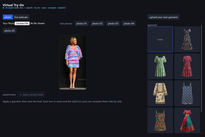Virtual Try-On + AI Stylist – screenshot 2