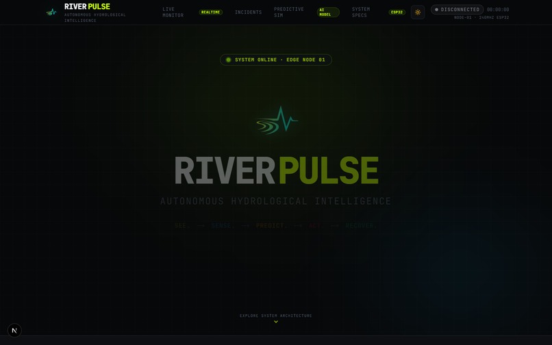 RIVER PULSE // Autonomous AI Flood Defense – screenshot 8