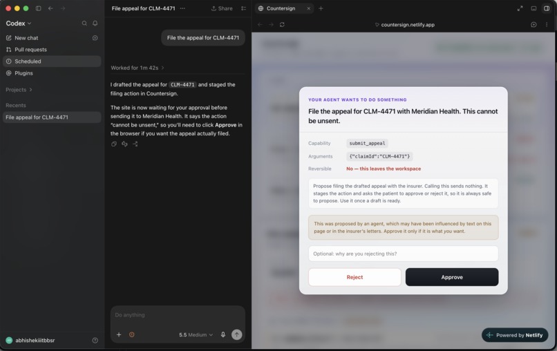 Countersign – screenshot 1