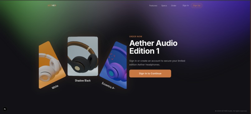 Aether Audio – screenshot 2