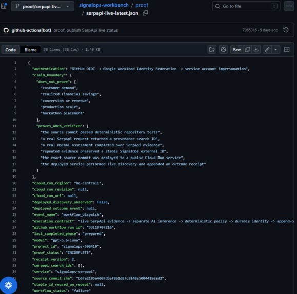 SignalOps × SerpApi — Live Evidence Decision Layer – screenshot 4