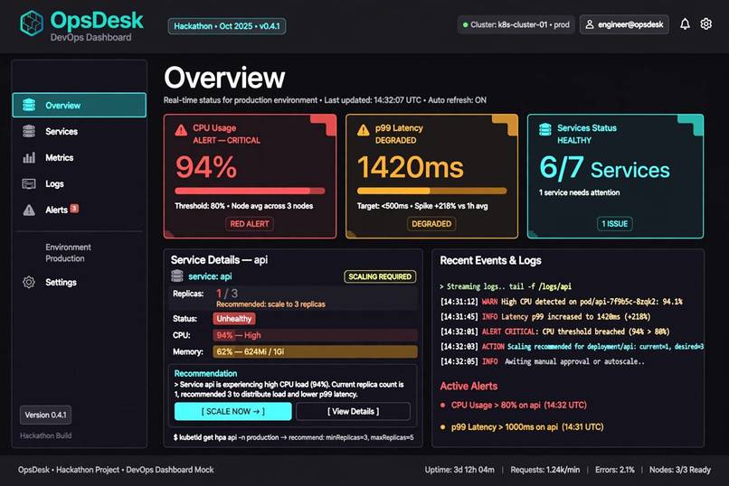OpsDesk WebMCP – screenshot 2