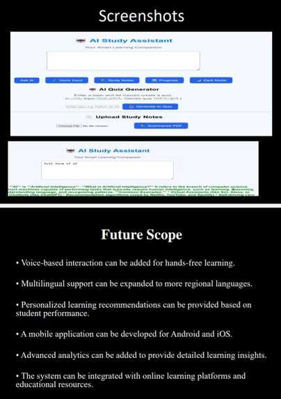 AI STUDY ASSISTANT  – screenshot 2