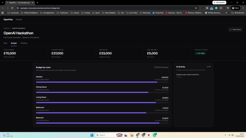OpenPlan – screenshot 2