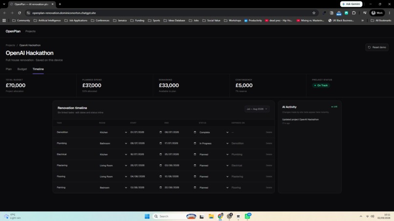 OpenPlan – screenshot 3