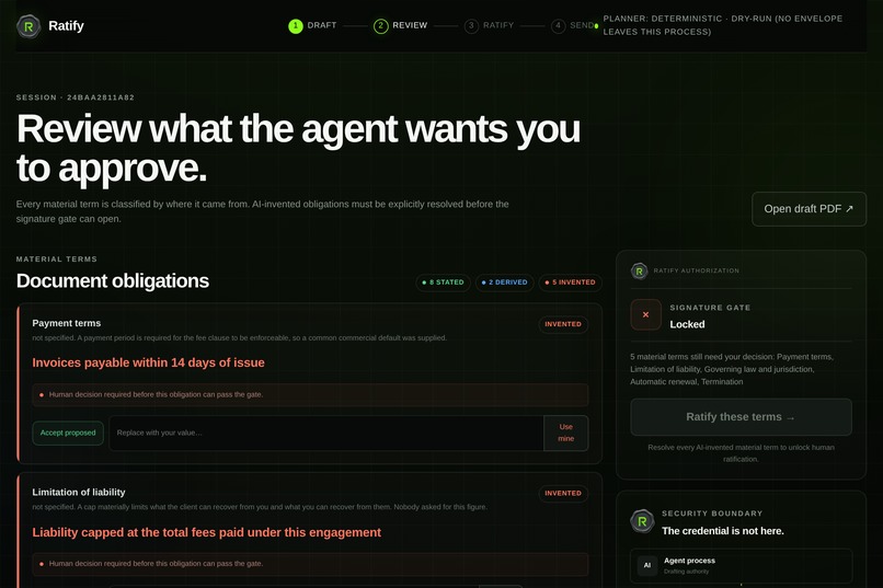 Ratify – screenshot 3