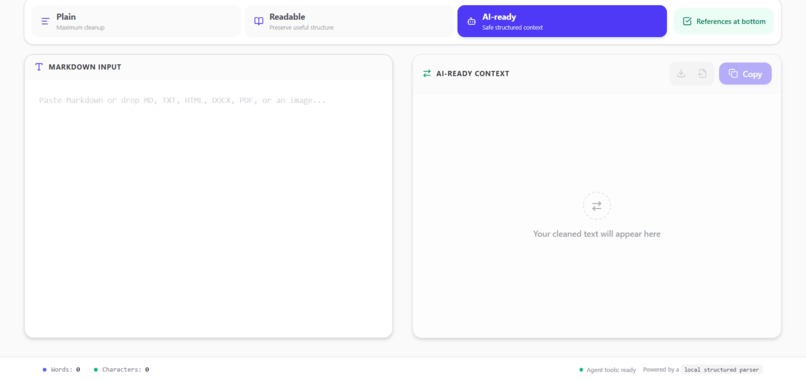 MarkDown Stripper – screenshot 2