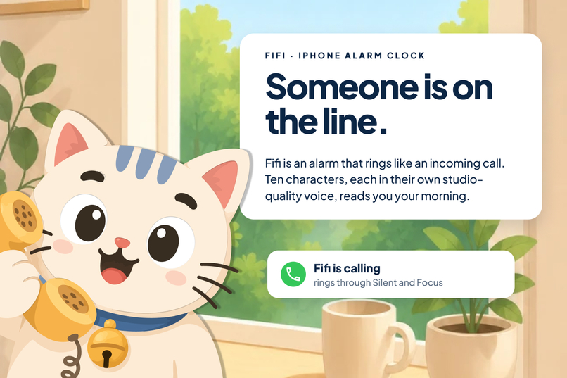 Fifi: Wake Up Call Alarm Clock – screenshot 1