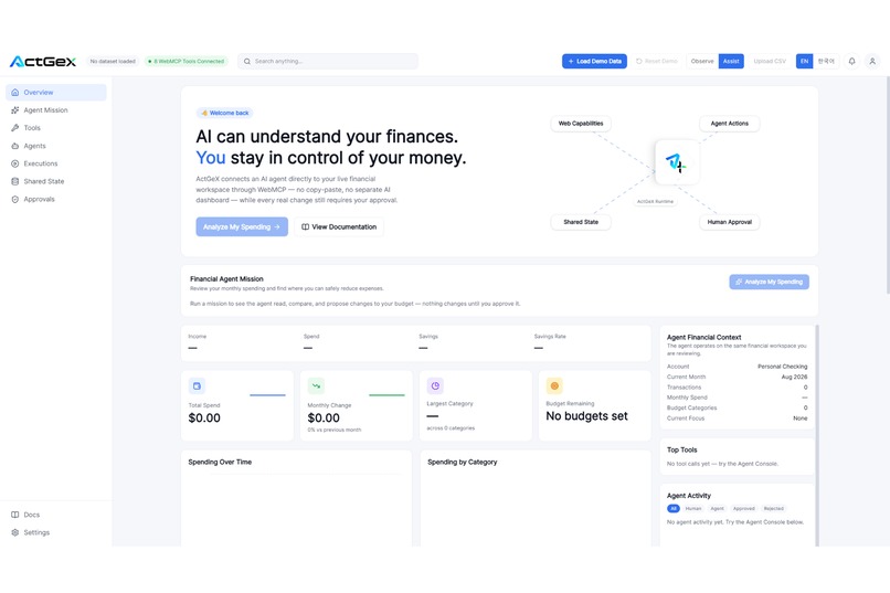ActGeX — Human-Controlled AI Actions – screenshot 1