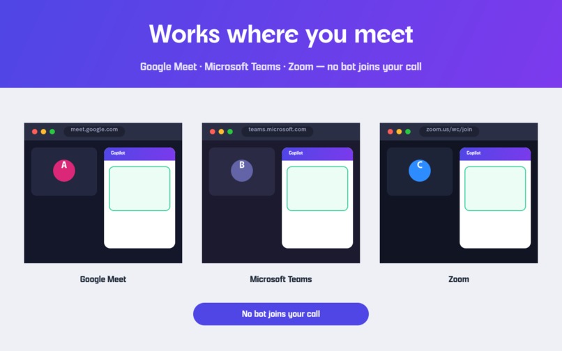 Meeting Copilot – screenshot 2