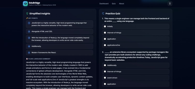 EduBridge – screenshot 2