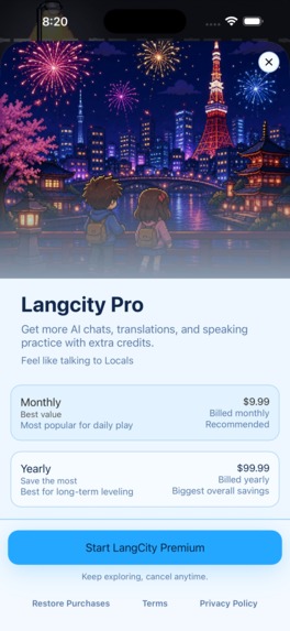 LangCity – screenshot 3