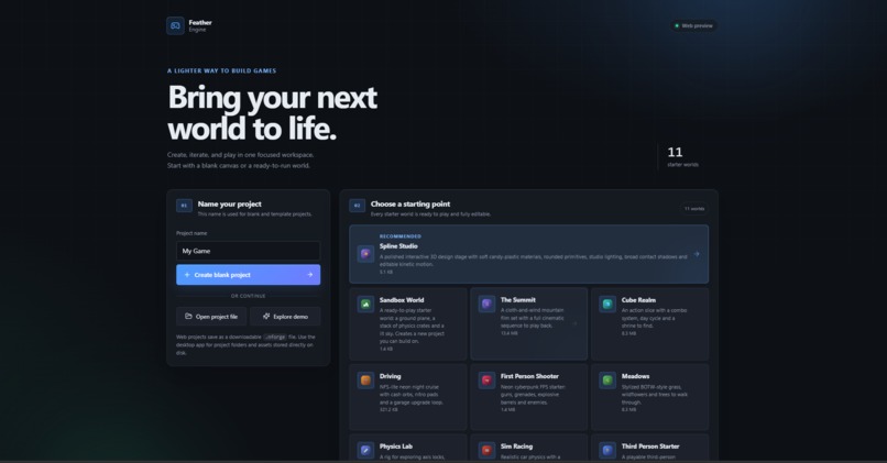 Feather Engine – screenshot 1