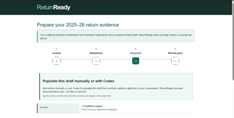 ReturnReady – screenshot 1