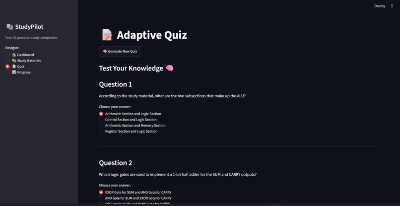 StudyPilot: AI-Powered Adaptive Learning – screenshot 7