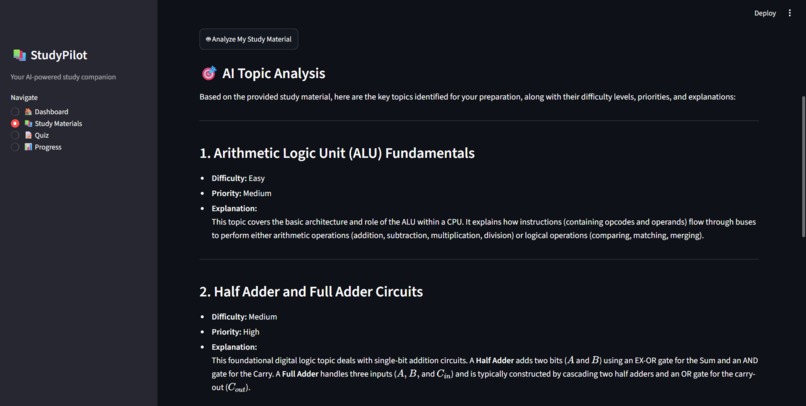 StudyPilot: AI-Powered Adaptive Learning – screenshot 5