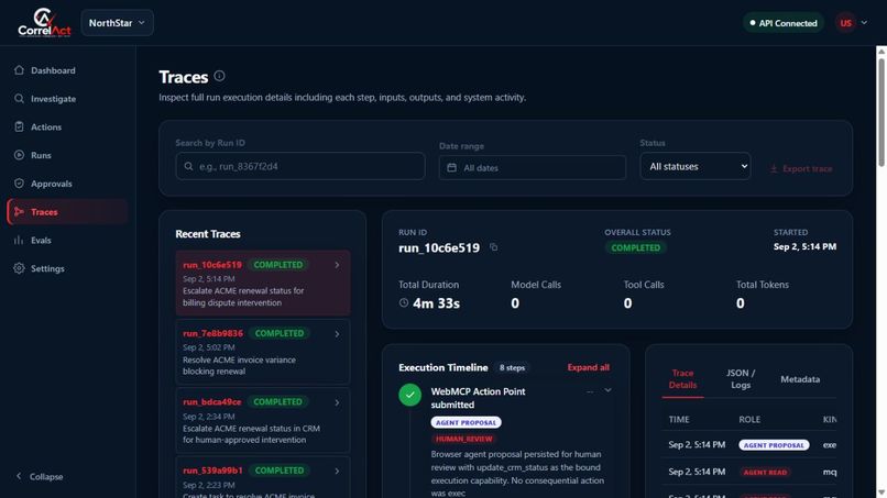 CorrelAct  – screenshot 6