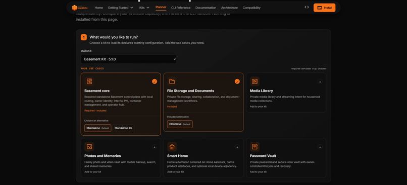StackKits Planner – screenshot 1
