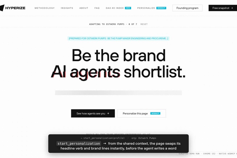 Personalize this page – screenshot 2