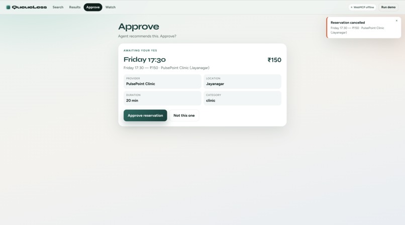 QueueLess – screenshot 4