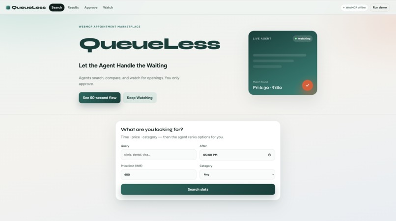 QueueLess – screenshot 5