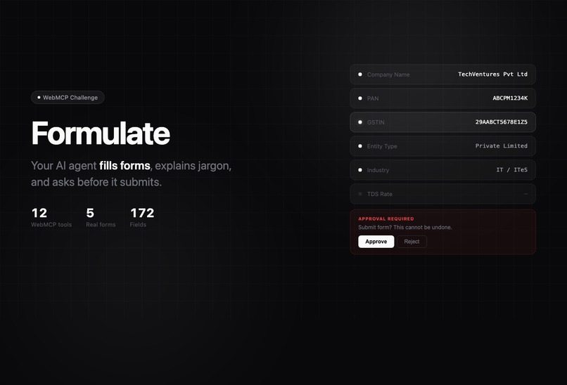 Formulate – screenshot 1