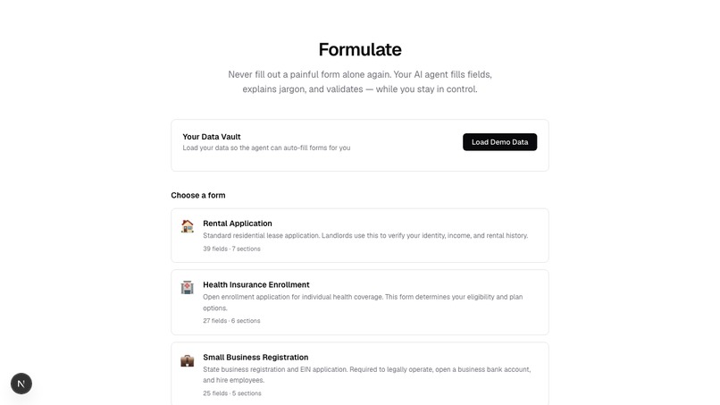 Formulate – screenshot 3