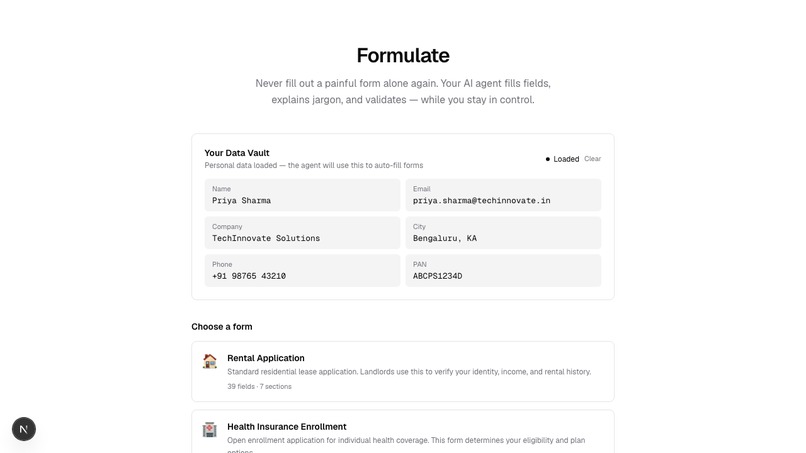 Formulate – screenshot 4