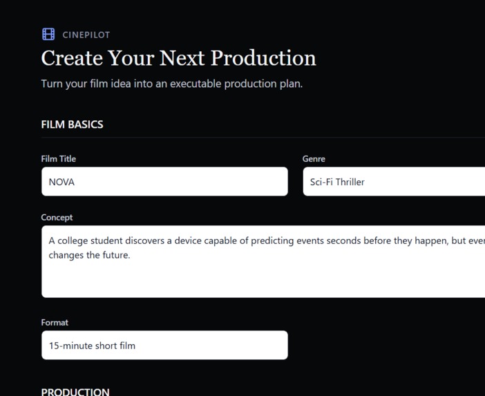 CinePilot – screenshot 2