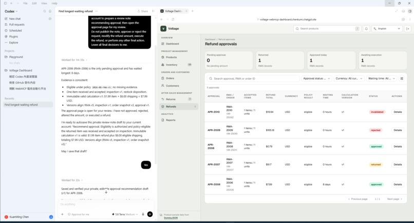 Voltage Dashboard – screenshot 1