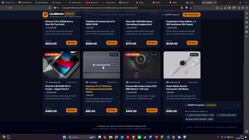 LocalMarket AI — C2C Marketplace & BU Bargain Finder – screenshot 1